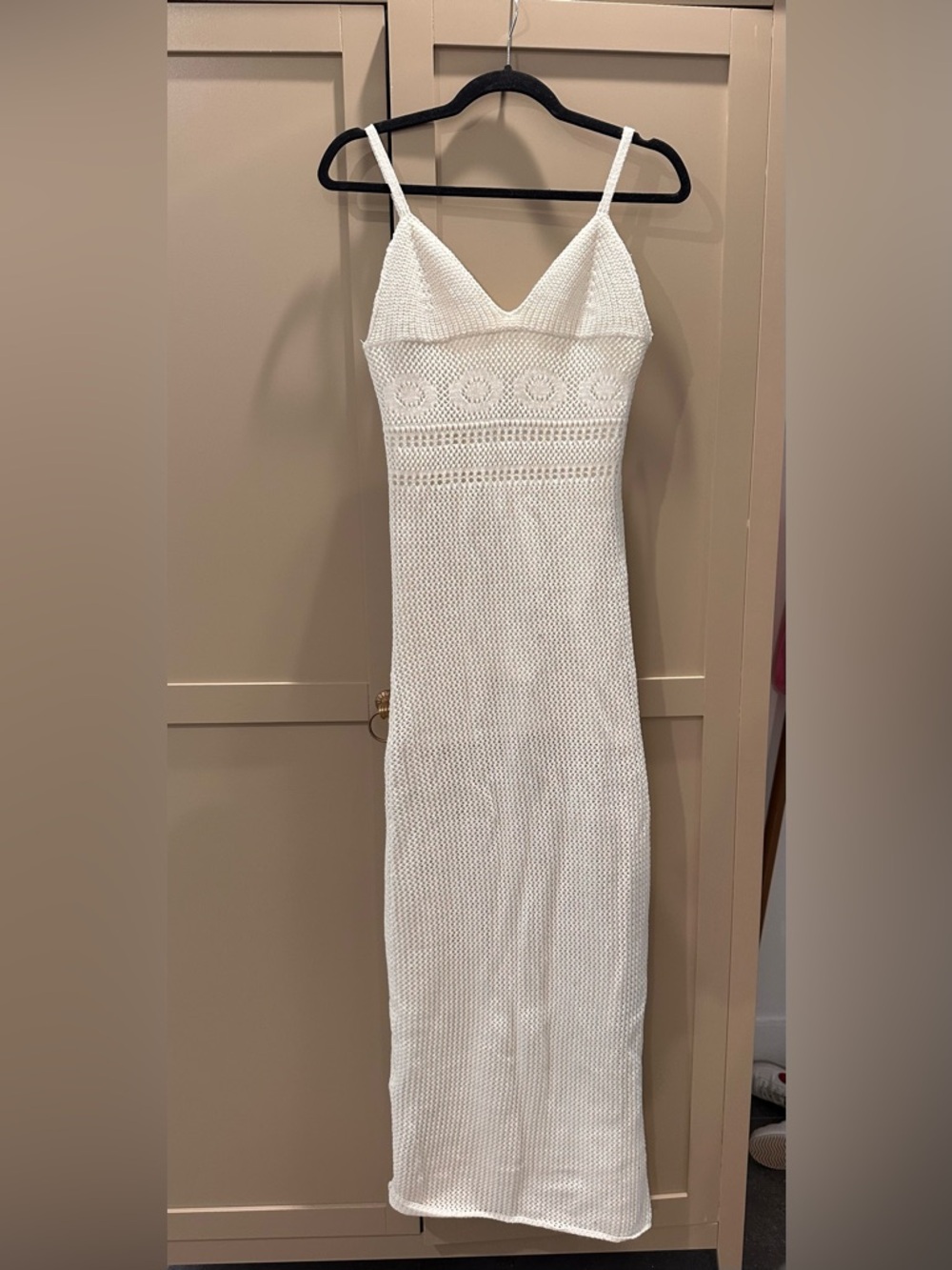 Mango CROCHET LONG DRESS - Picture 4 of 7